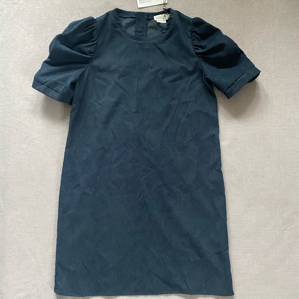 Molly Bracken NWT navy corduroy dress.